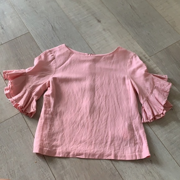 CLUB MONACO Frill Top - Picture 4 of 5